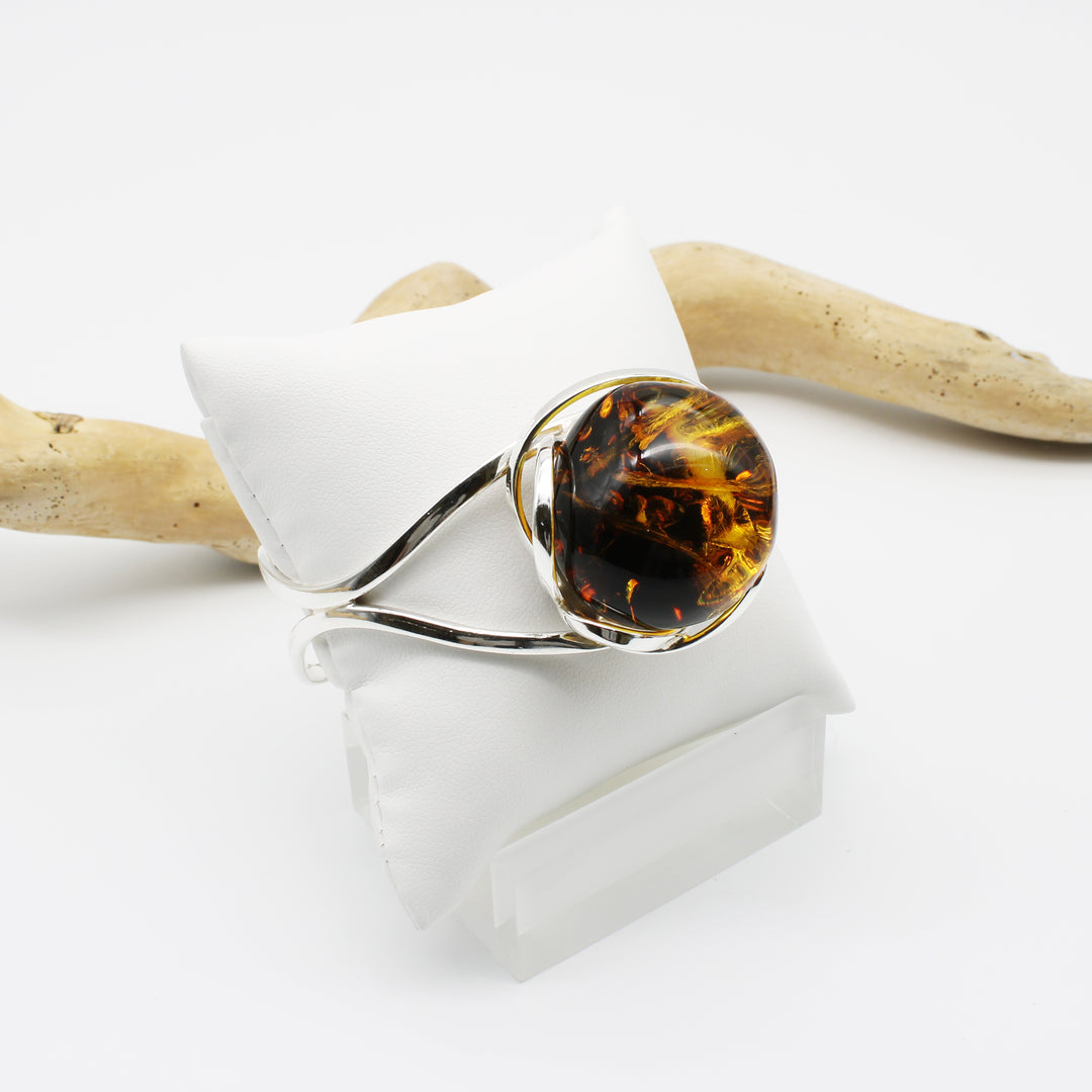 Cognac Amber Bangle