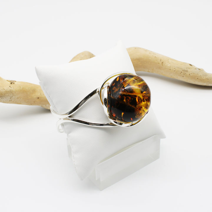 Cognac Amber Bangle