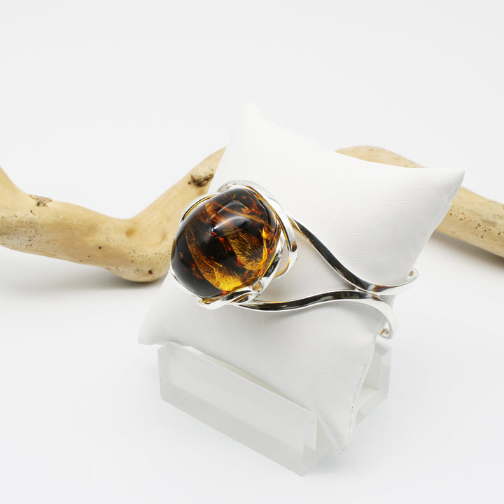 Cognac Amber Bangle