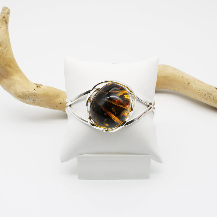 Cognac Amber Bangle