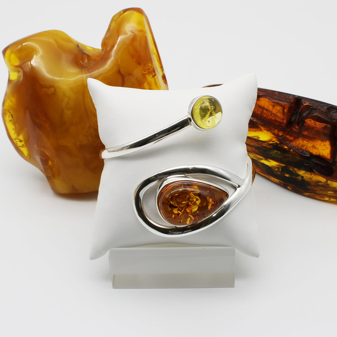 Modern Amber Bangle