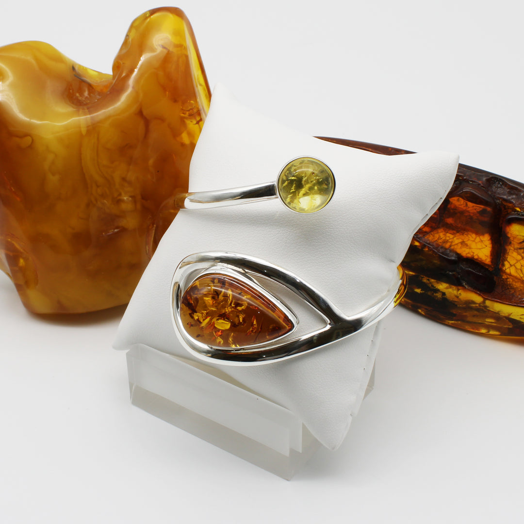 Modern Amber Bangle