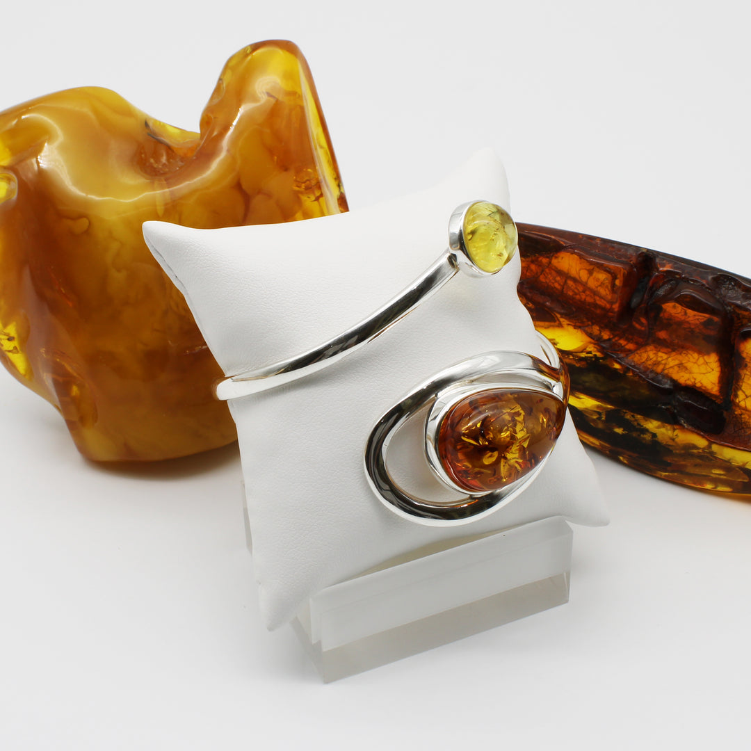 Modern Amber Bangle