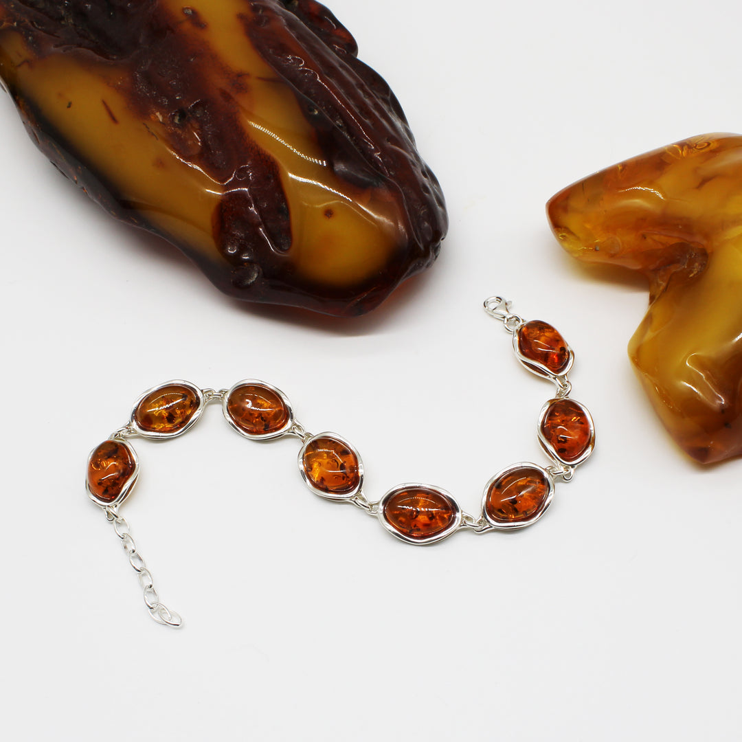 Cognac Amber Bracelet