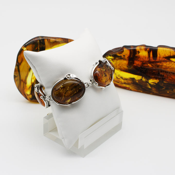 Cognac Amber Bracelet