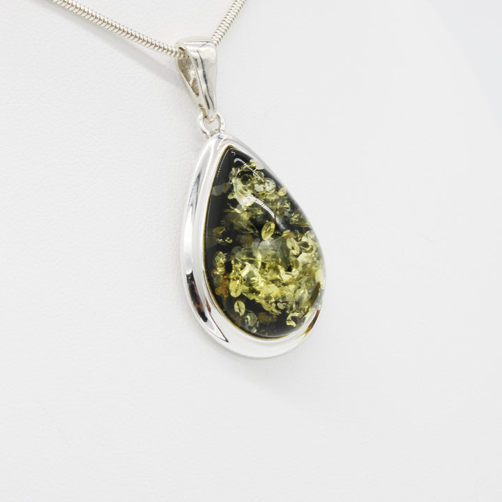 Green Amber Pendant