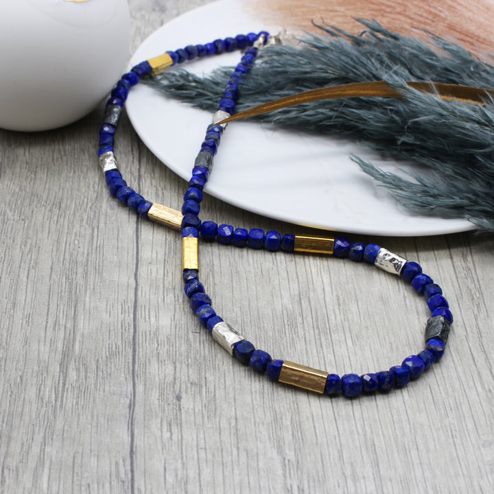 Lapis Lazuli Beaded Necklace