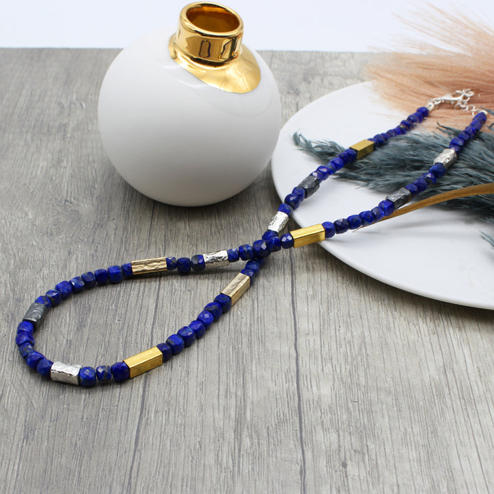 Lapis Lazuli Beaded Necklace