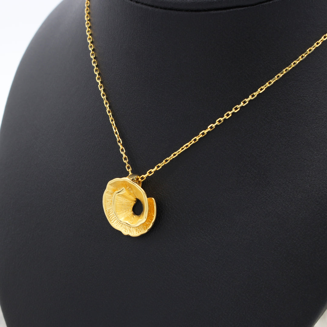 Gold Vermeil Swirl Necklace