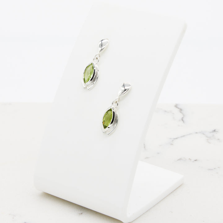 Peridot Drop Earrings