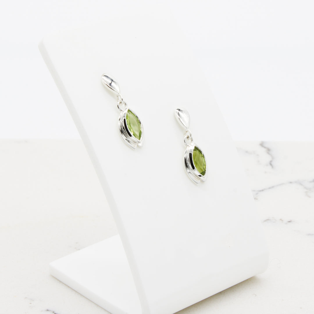 Peridot Drop Earrings