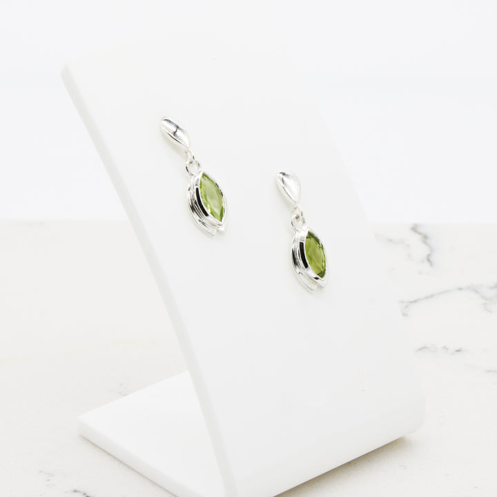 Peridot Drop Earrings