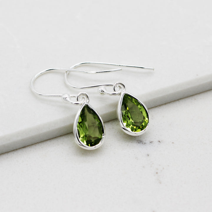 Peridot Drop Earrings