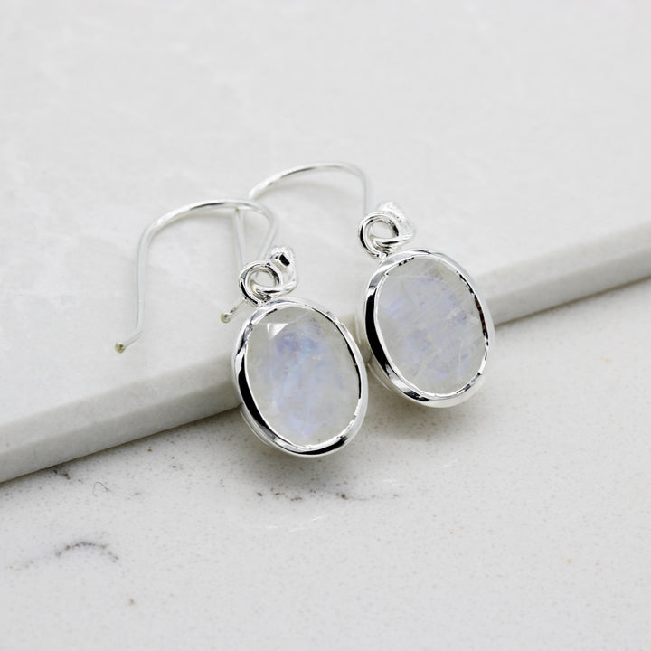 Moonstone Drop Earrings