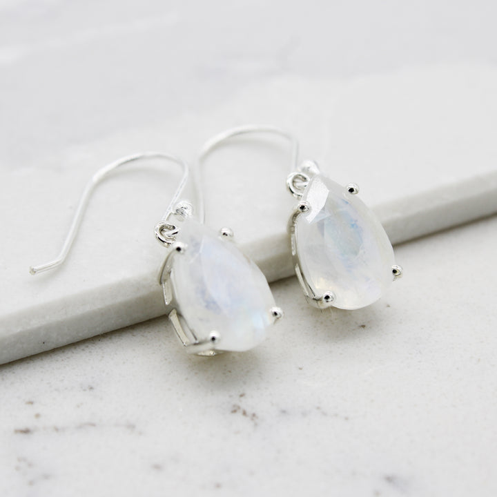 Moonstone Drop Earrings