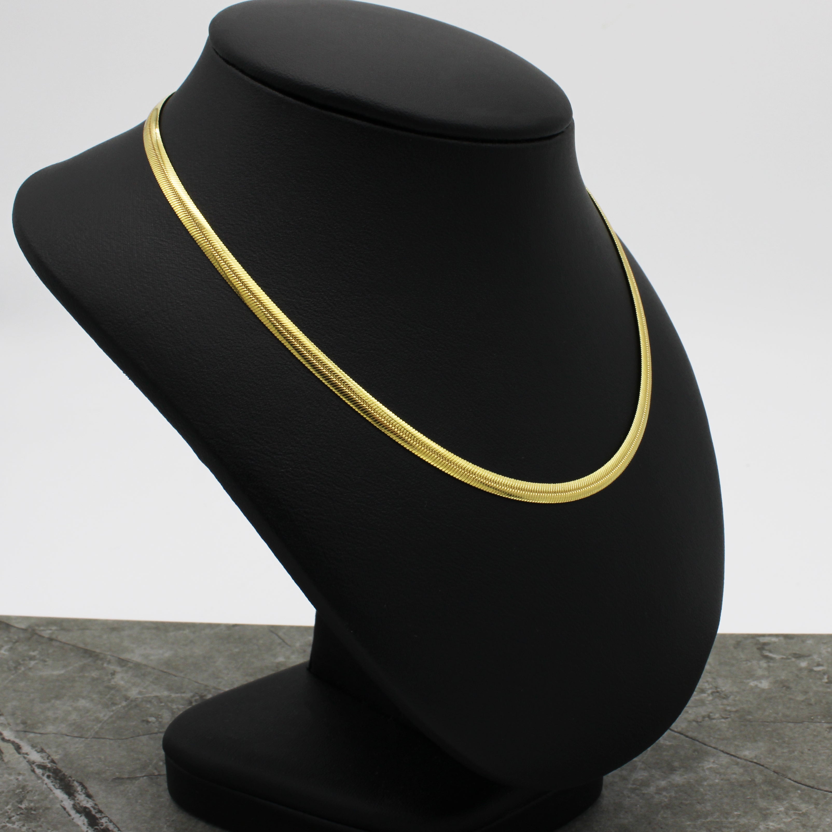 Gold vermeil online snake chain