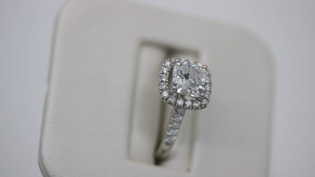 1.98ct Lab-Grown Diamond Cushion Ring