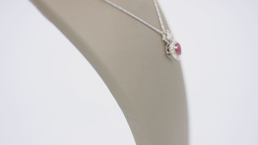 Ruby and Diamond Necklace