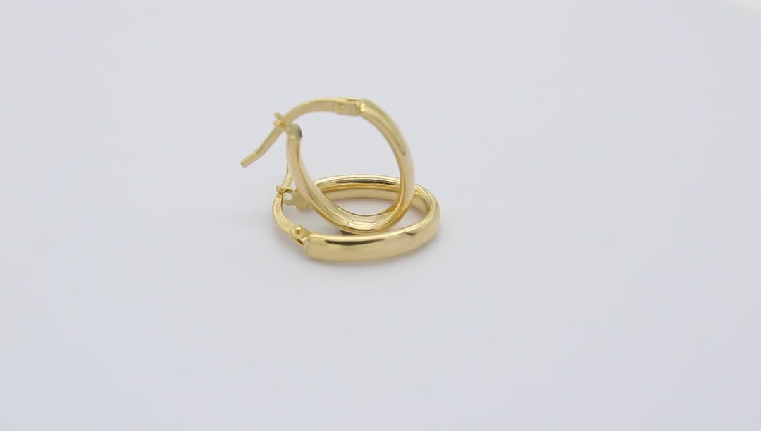 9ct Gold Hoop Earrings