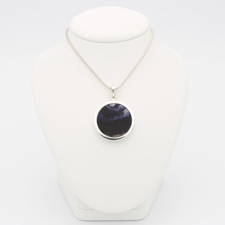 Blue John Double Sided Pendant