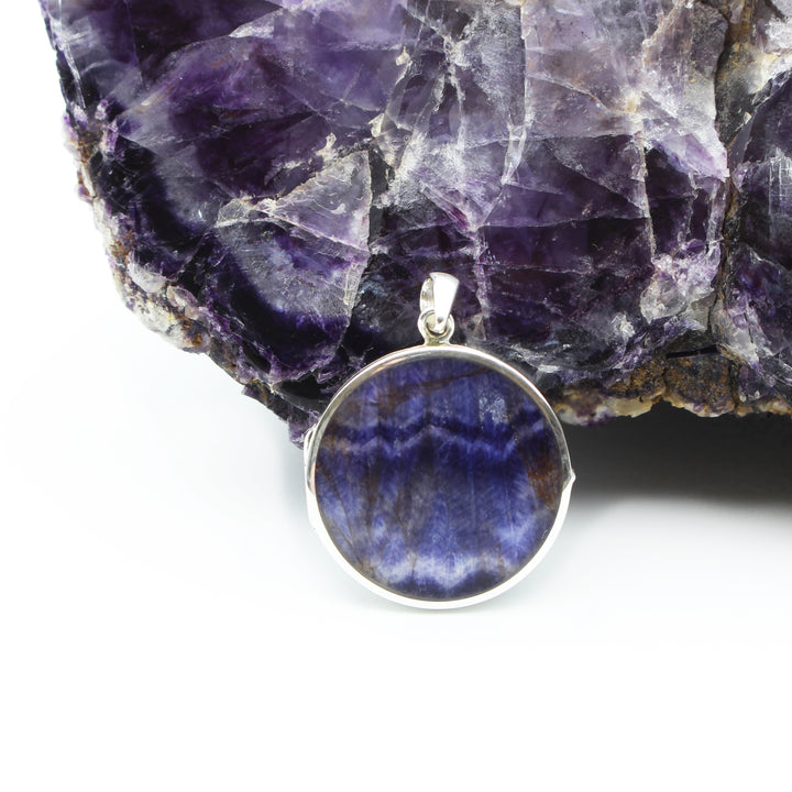 Blue John Locket Pendant