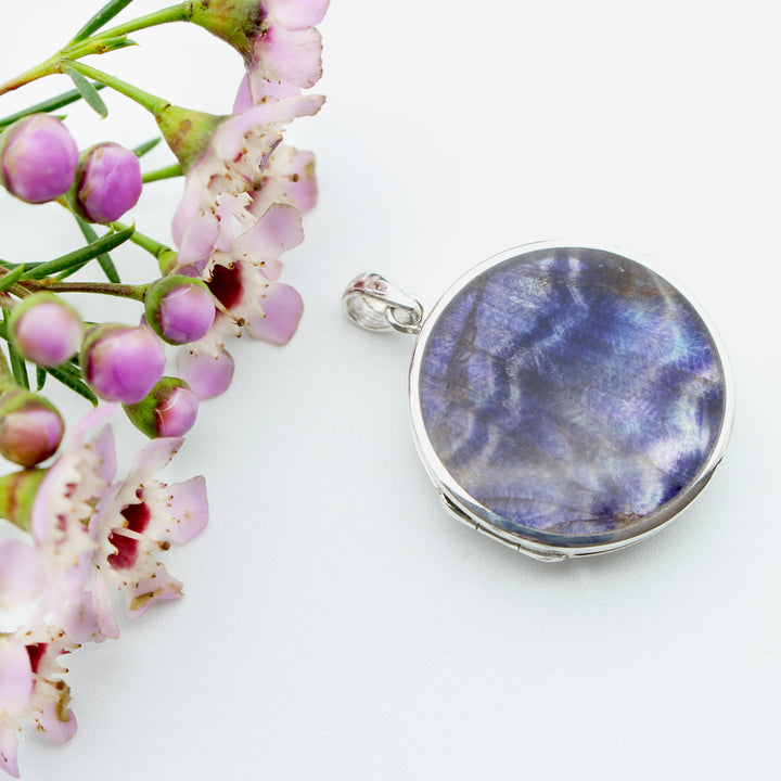 Blue John Locket Pendant