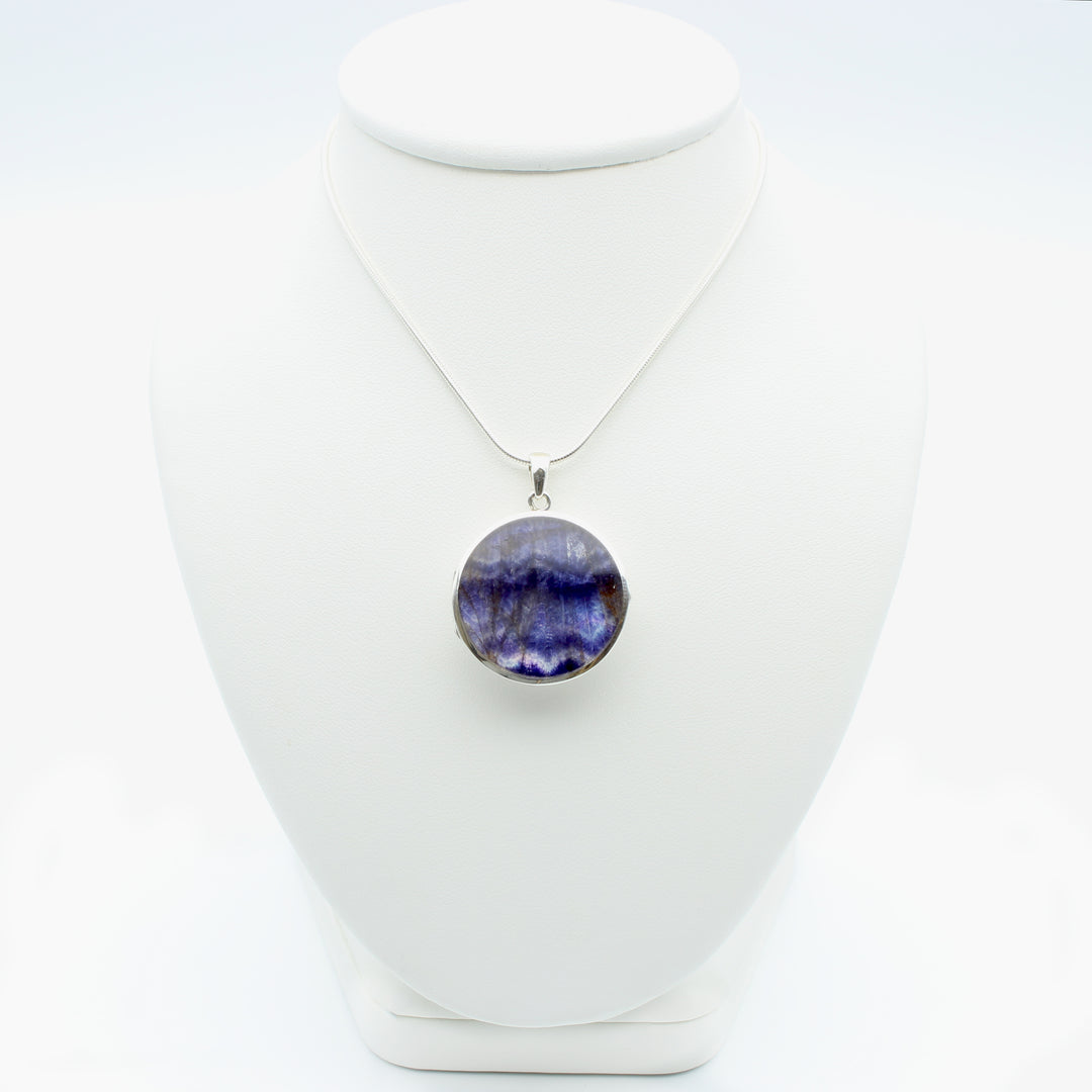 Blue John Locket Pendant