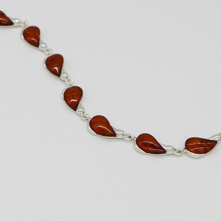 Amber Pear Bracelet