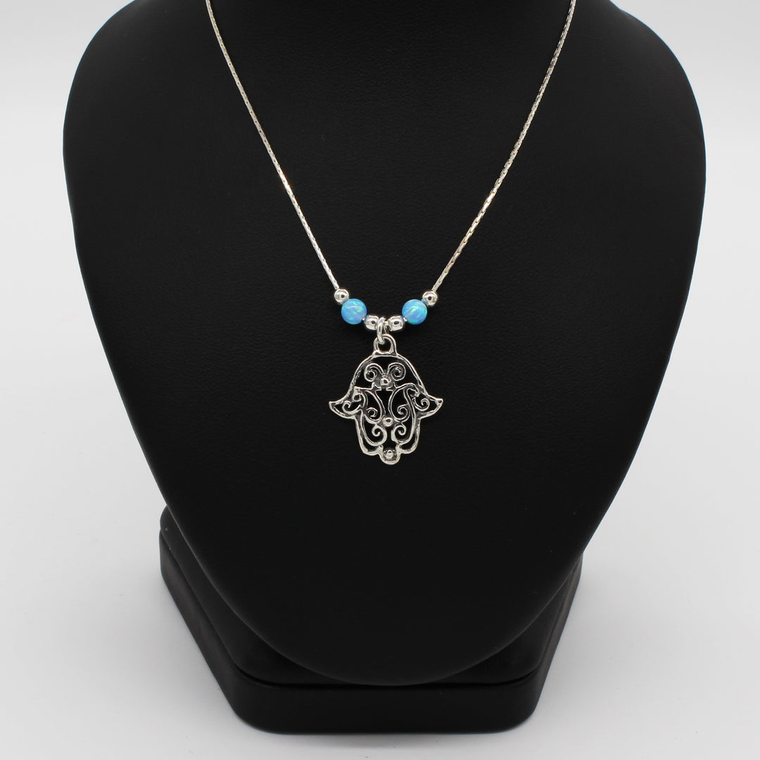 Blue Opal Necklace