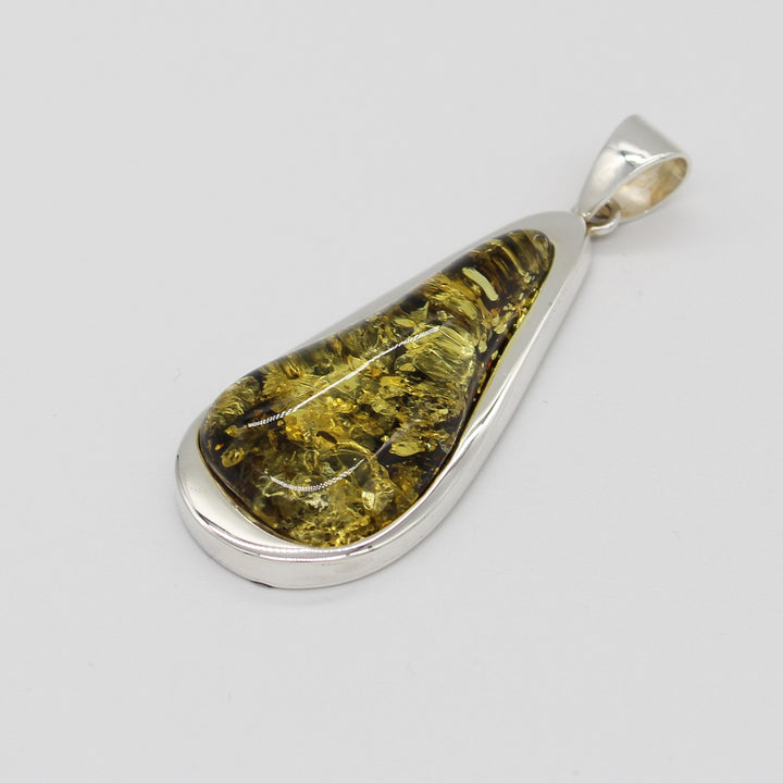 Green Amber Pendant