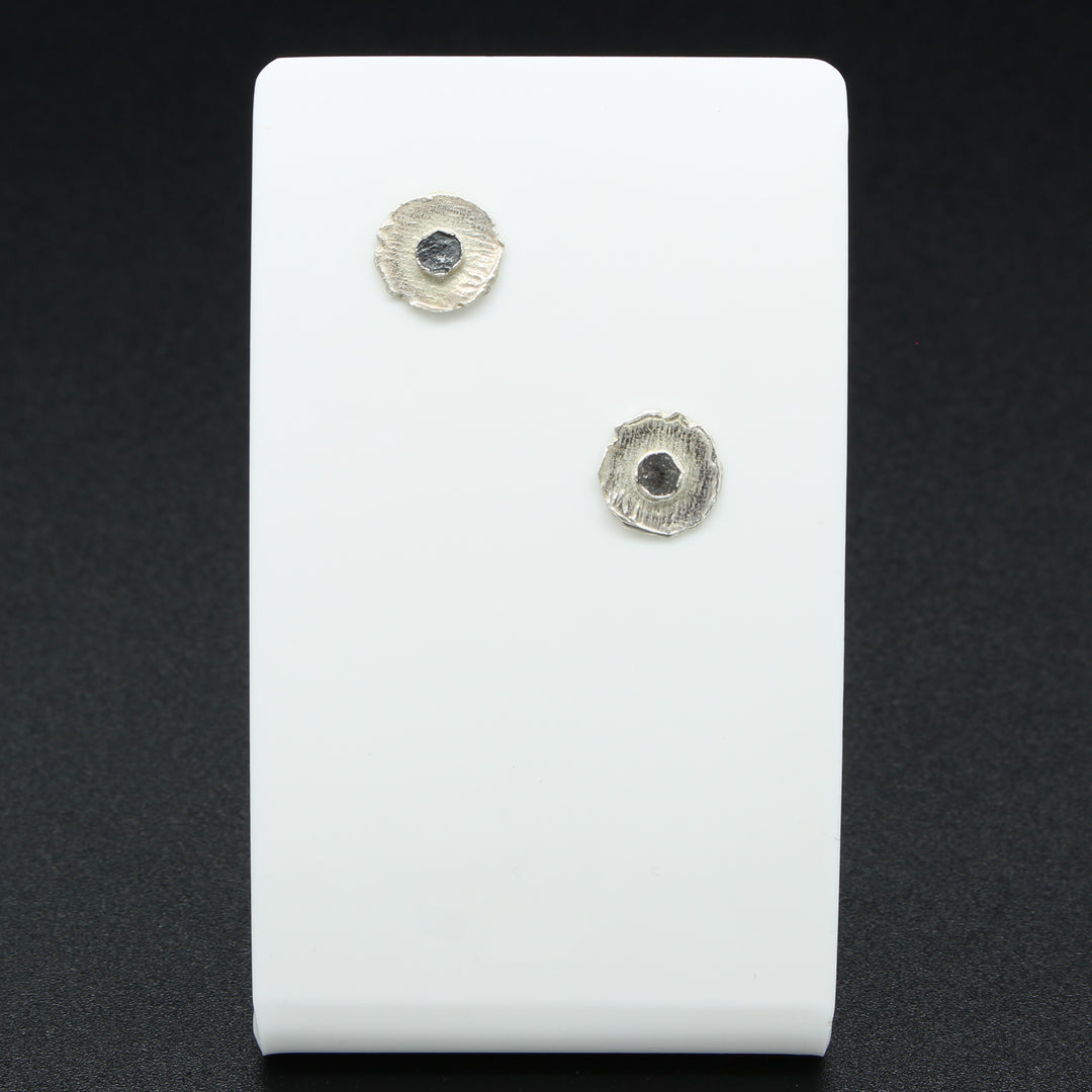 Silver & Gold Disc Studs