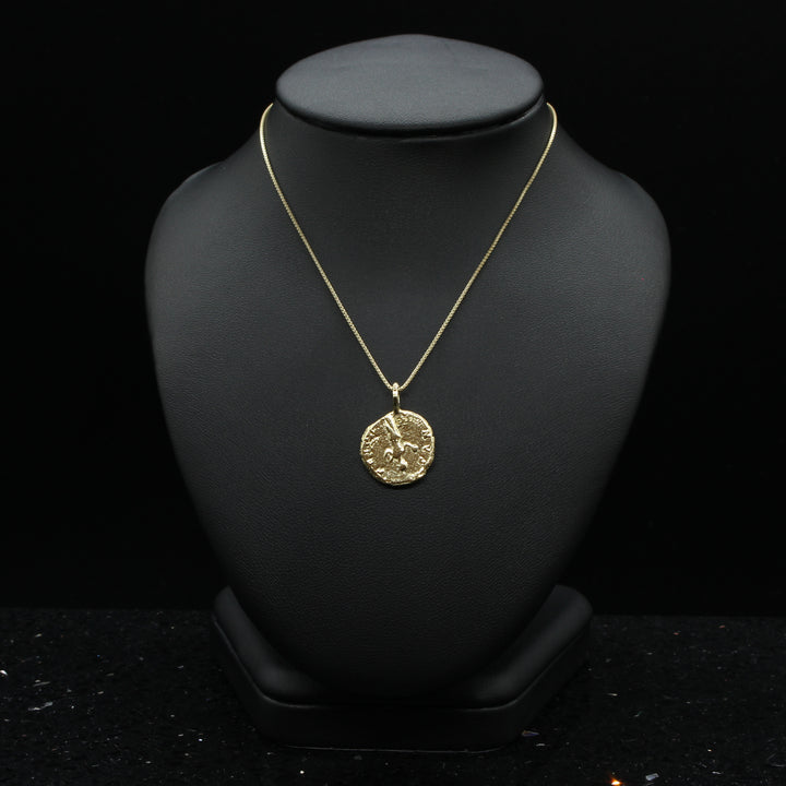 Gold Roman Coin Necklace