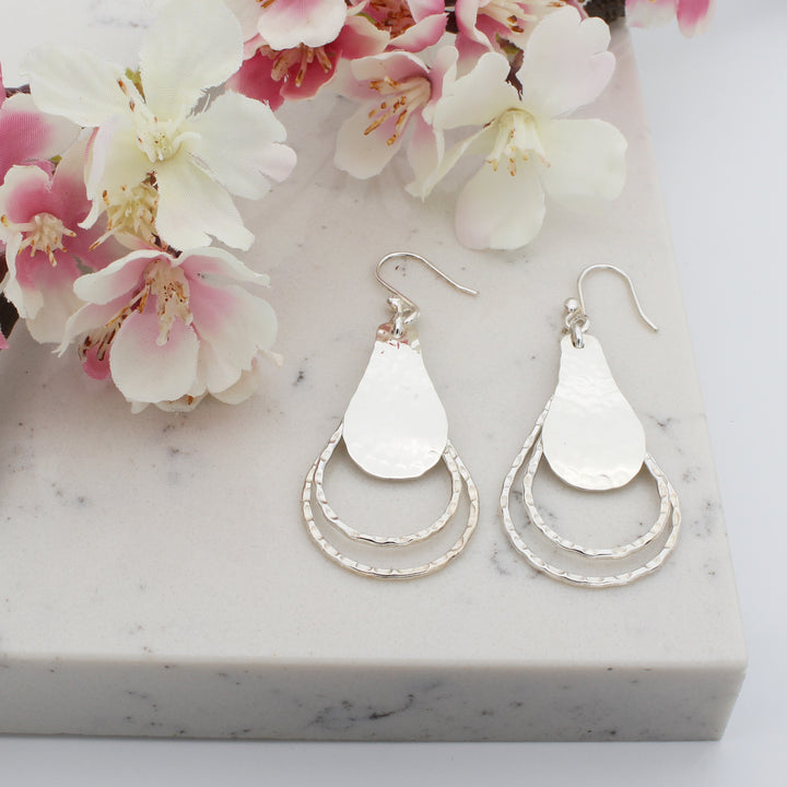 Silver Drop Earrings