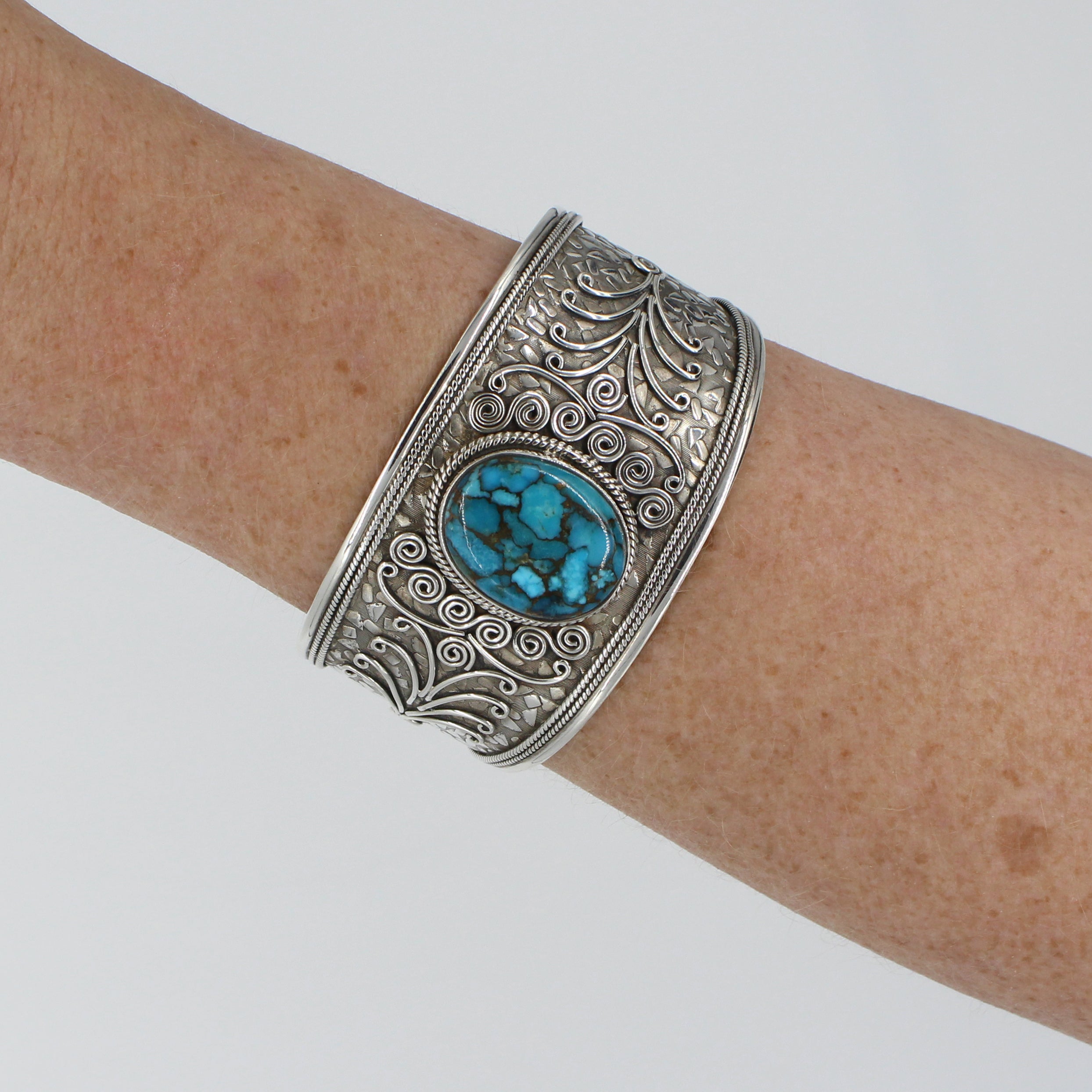 Turquoise on sale bangle bracelet